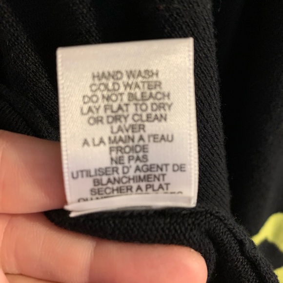 Abbie Mags black and chartreuse cardigan…..very good condition! - Picture 8 of 8